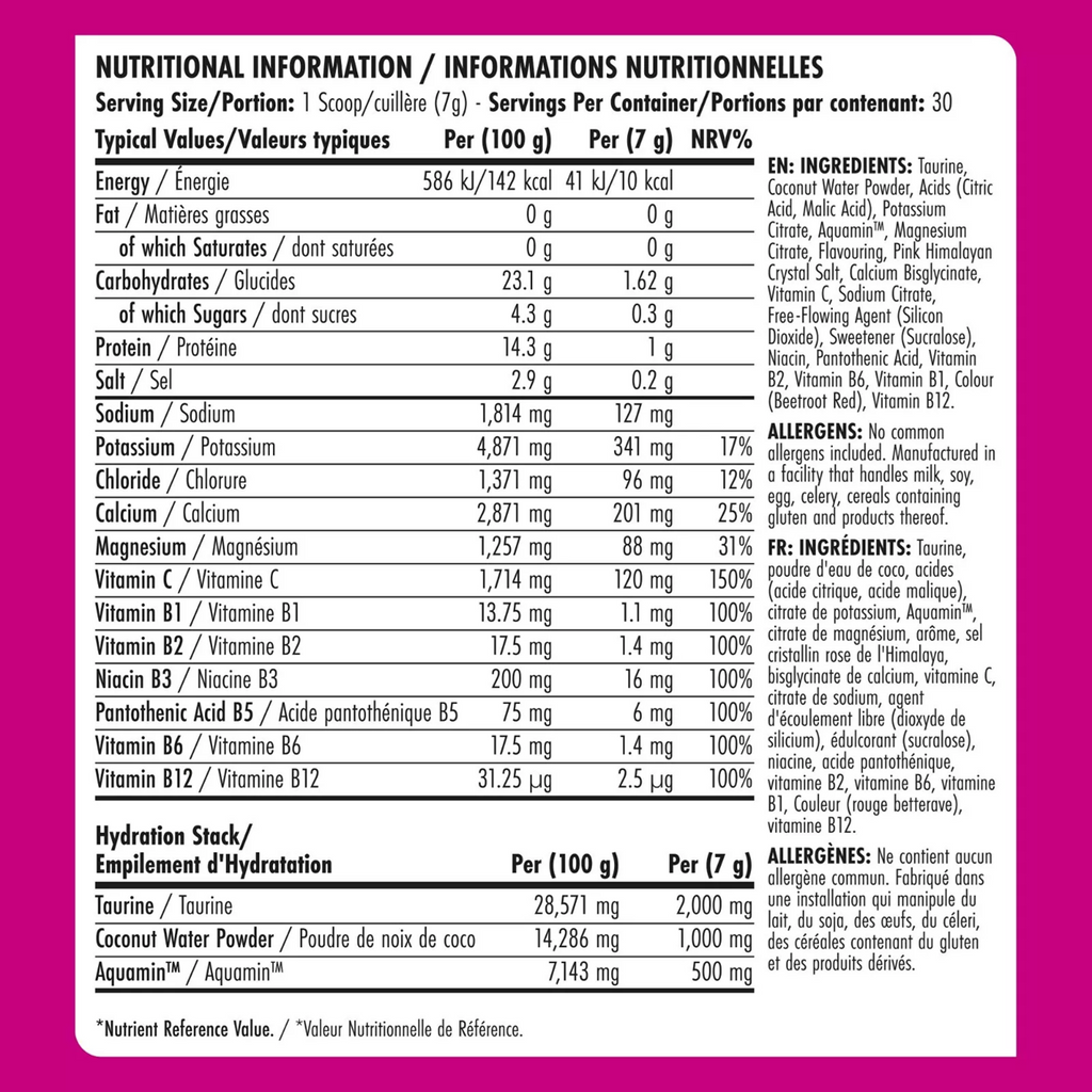 BodyFuel Hydration Powder – Electrolyte Mix (30 Servings)