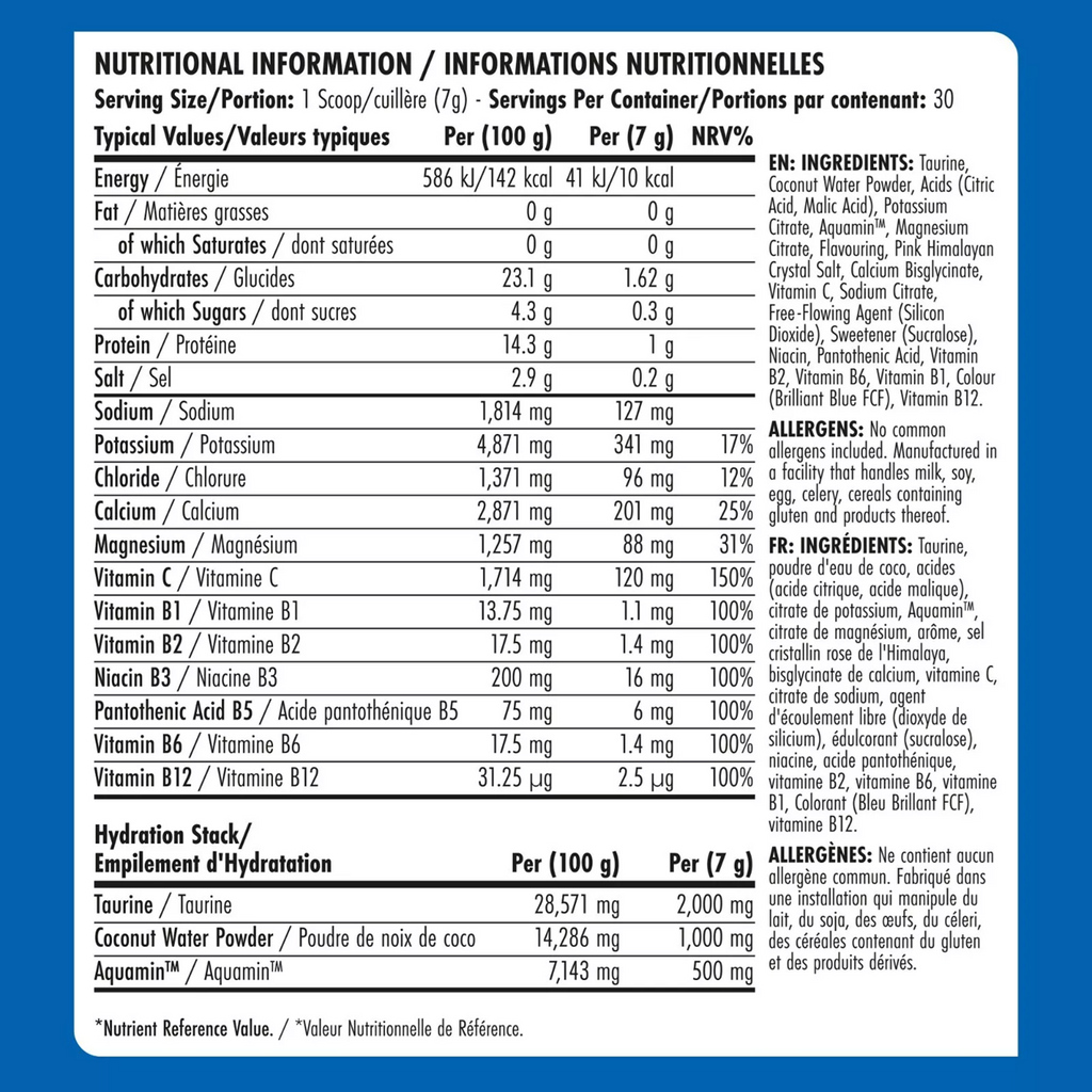 BodyFuel Hydration Powder – Electrolyte Mix (30 Servings)