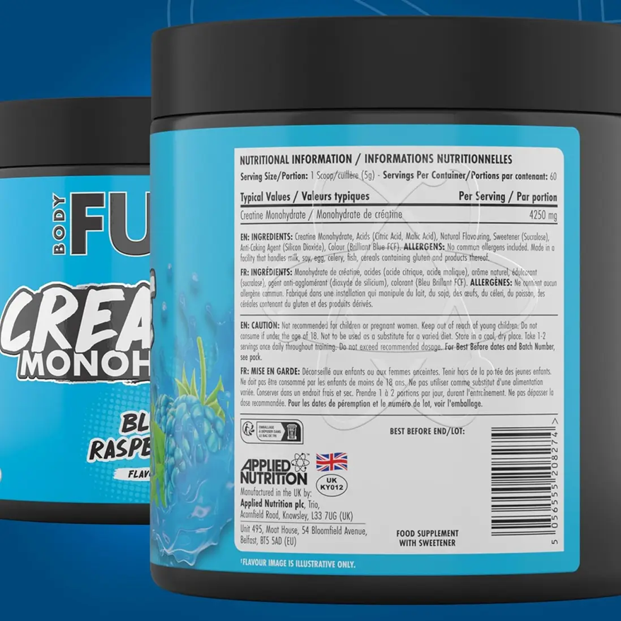 BodyFuel Creatine Monohydrate – 60 Servings