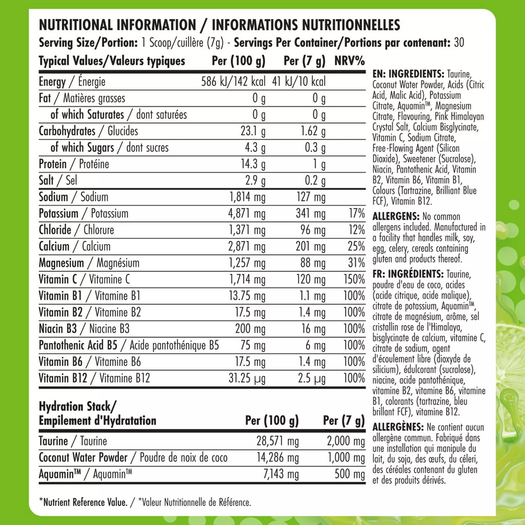 BodyFuel Hydration Powder – Electrolyte Mix (30 Servings)