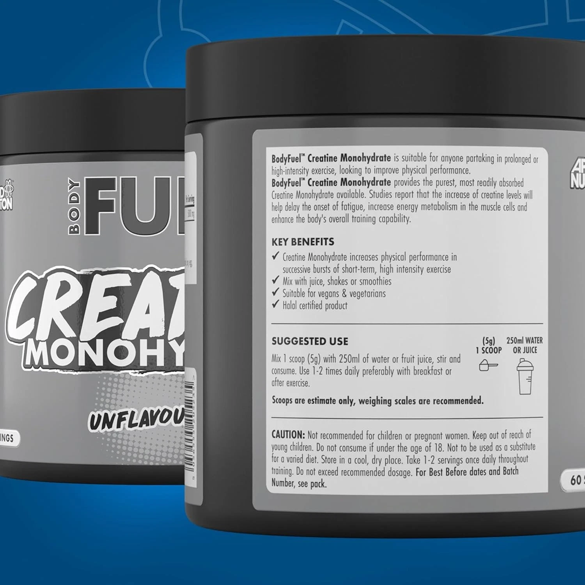 BodyFuel Creatine Monohydrate – 60 Servings