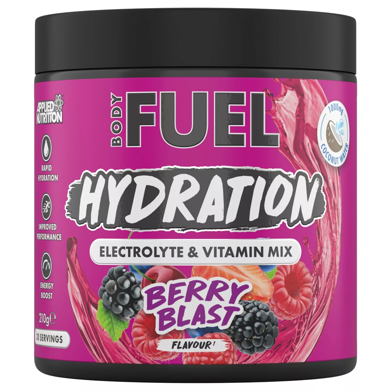 BodyFuel Hydration Powder – Electrolyte Mix (30 Servings)